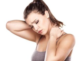 The girl has osteochondria of the neck