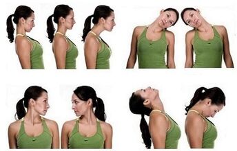 Medical exercises for cervical osteochondria