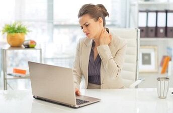 Symptoms of cervical spine osteochondry
